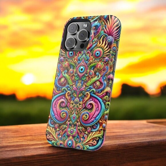 Printed Case for iPhone 14, iPhone 15, iPhone 16 (Plus/ Pro/ Pro Max), MARPC320 - Picture 1 of 11